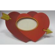 Фоторамка 6606 «Сердце» резина 7,5*4,5 см
