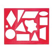 Трафарет геометрические фигуры №2 12С 837-08