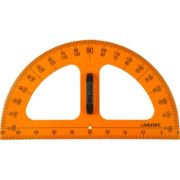 Транспортир пластик 5095800 «deVENTE» 180°, с ручкой, для классной доски