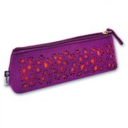 Пенал-косметичка 46308/36 ЛАПКИ ФИОЛЕТОВЫЙ (фетр синтетич.)