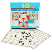Игры для всей семьи. 10 игр в 1  ИН-8515 6+