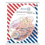 Банковская резинка 500г 60мм цветная «Attomex» 4152304