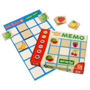 МЕМО. Найди пару! Фрукты (24 фишки) Д575а