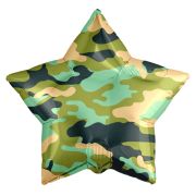 Шар фольгированный Звезда «Камуфляж» 50см Agura 750285