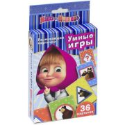 Развив.карточки 17074 Маша и Медведь. Умные игры
