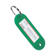 Брелок для ключей с инфо окном Foska JZ5001D 60*22мм (окно 35*16) цв. асс.