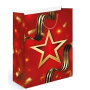 Пакет подар. 22*31*10 бум. 15.11.01846 Звезда на красном