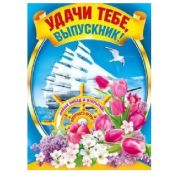 Плакат А2 Удачи тебе, Выпускник! 070.792