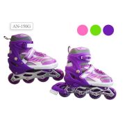 Роликовые коньки 38-43 разм. для девочек 3 цвета в ассорт. AN 150G