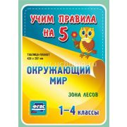 Плакат А3 Зона лесов. 1-4 классы НП-106