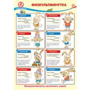 Плакат А3 ПЛ-14750 Физкультминутка