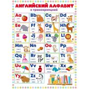 Плакат школьный Английский алфавит 84,471