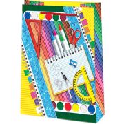 Пакет подар. 18*22 бум. 10-30-296 Школьные принадл.