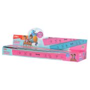 Линейка 30см Deli EG01402 Explora пластик ассорти пластиковый пакет с европодв.