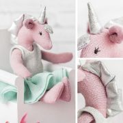 Набор для шитья «Единорог Пени» 21*14.4*0.8 см