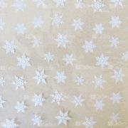 Пакет прозр. с рис. 20*30см «Белые снежинки» 7073