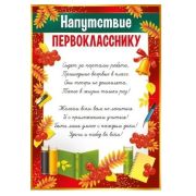 Напутствие первокласнику 39,301,00 (А4)