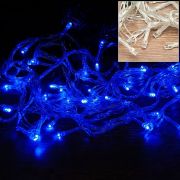 Э/гирлянда 150л. LED 14м синяя силик.провод, контроллер KRV-108