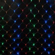 Э/гирлянда Сетка led 2*2м.156л. KRV-090 мульти,силиконовый провод, с контроллером