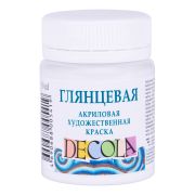 Краска акрил. Белая 50мл Декола глянец 2928104