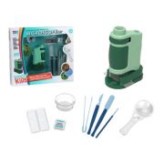 Микроскоп детский 80х увеличение, аксессуары, эл.пит. АА*2 не вх.в компл., кор. 200428786