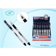 Ручка на масл. основе Piano PT-555-A рез.держ.игольч.0,7мм,стерж 139мм