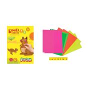 Бумага цветн. А4 двухстор. 8л. 4цв. «Каляка-Маляка» БФКМ08 офсет
