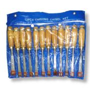 Стамески для резьбы по дереву 12 шт. DK11561